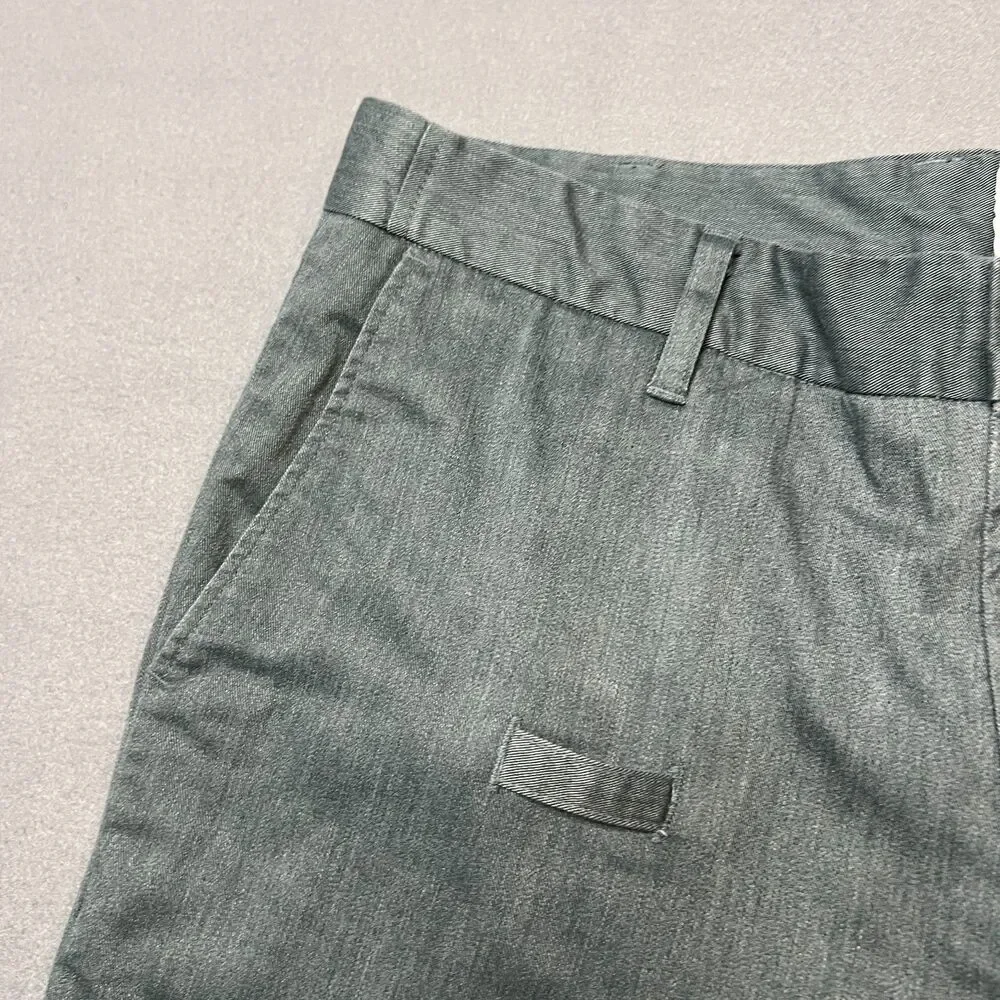 Head Porter Plus Chino Pants Men's Large Green Casual Flat Front Straight Leg